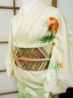 Photo9: CL1014L HOUMONGI formal (Grade B) and FUKURO OBI sash (Grade B) (9)