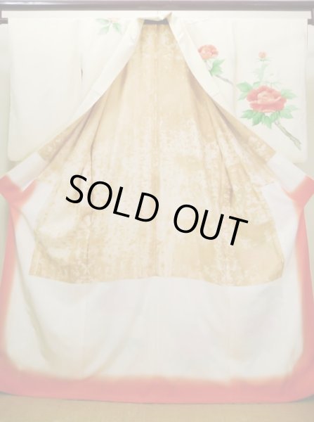 Photo16: CL1014L HOUMONGI formal (Grade B) and FUKURO OBI sash (Grade B) (16)