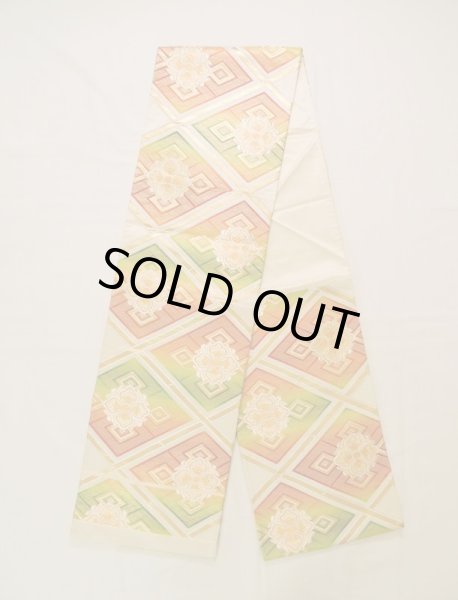 Photo28: CL1014L HOUMONGI formal (Grade B) and FUKURO OBI sash (Grade B) (28)