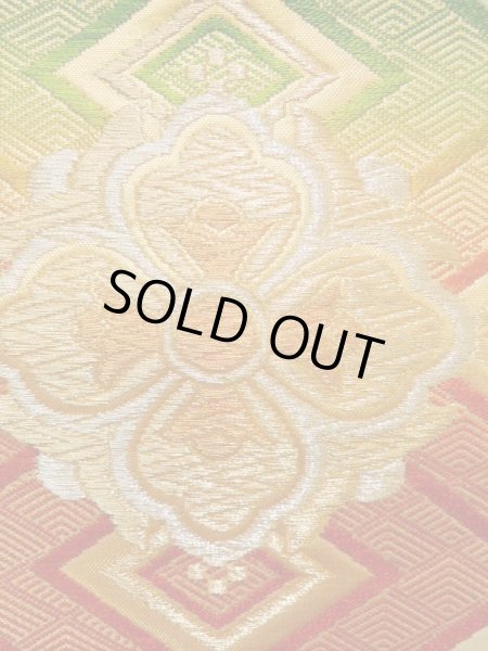 Photo31: CL1014L HOUMONGI formal (Grade B) and FUKURO OBI sash (Grade B) (31)