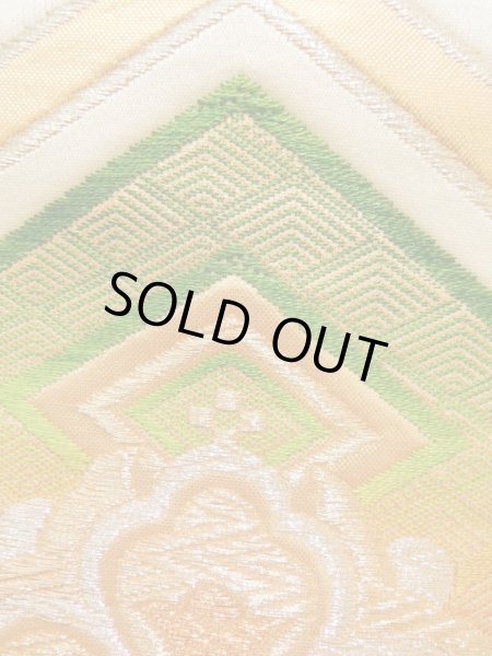 Photo33: CL1014L HOUMONGI formal (Grade B) and FUKURO OBI sash (Grade B) (33)