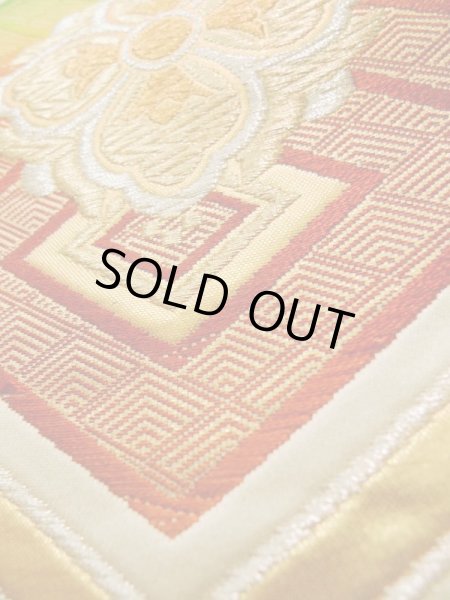 Photo34: CL1014L HOUMONGI formal (Grade B) and FUKURO OBI sash (Grade B) (34)