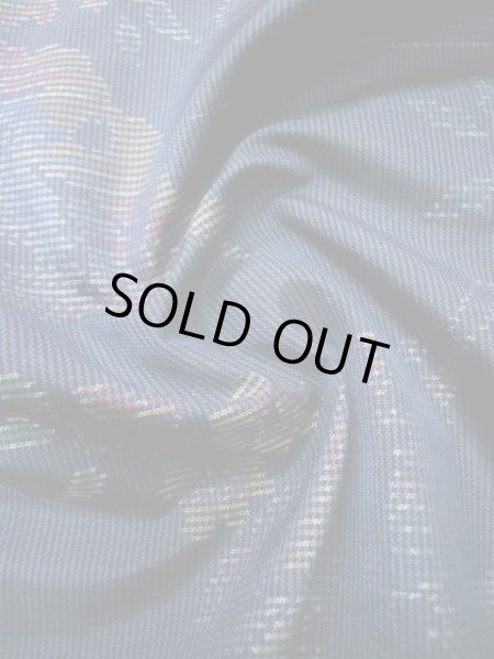 Photo17: CL1014M OSHIMA TSUMGI pongee (Grade B) and NAGOYA OBI sash (Grade C) (17)