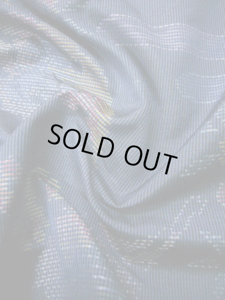 Photo18: CL1014M OSHIMA TSUMGI pongee (Grade B) and NAGOYA OBI sash (Grade C) (18)