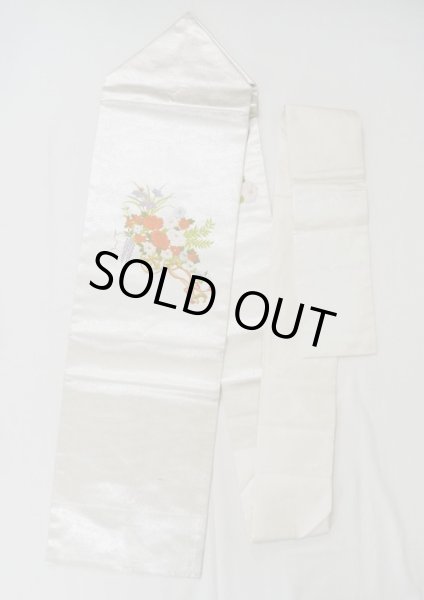 Photo27: CN0201C KOMON dyed (Grade B) and NAGOYA OBI sash (Grade B) (27)