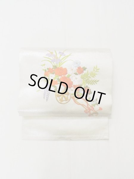 Photo28: CN0201C KOMON dyed (Grade B) and NAGOYA OBI sash (Grade B) (28)