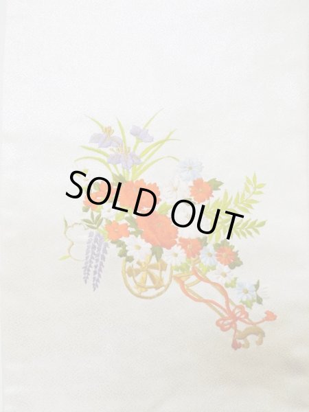 Photo29: CN0201C KOMON dyed (Grade B) and NAGOYA OBI sash (Grade B) (29)