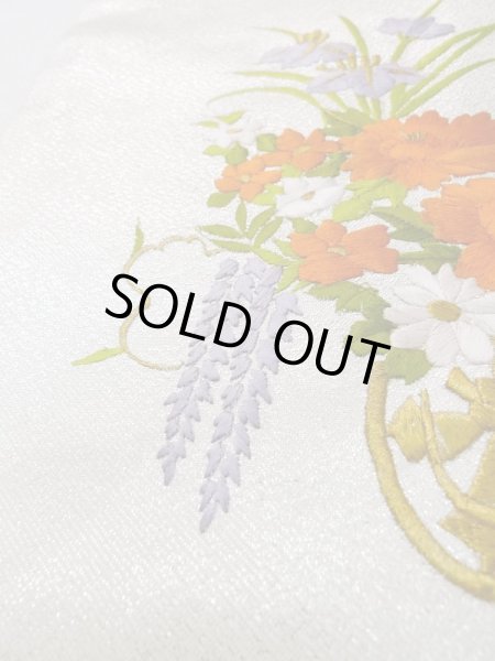 Photo36: CN0201C KOMON dyed (Grade B) and NAGOYA OBI sash (Grade B) (36)