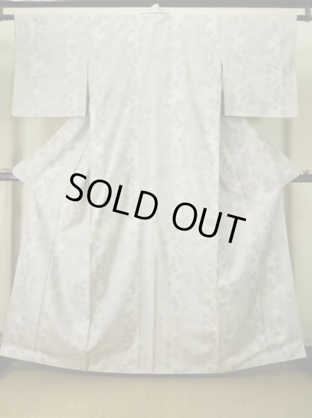 Photo7: CN0201D TSUMUGI pongee (Grade A) and NAGOYA OBI sash (Grade C) (7)