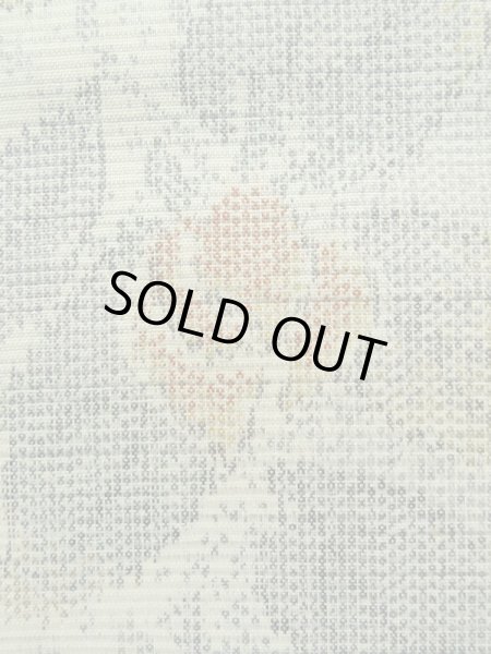 Photo13: CN0201D TSUMUGI pongee (Grade A) and NAGOYA OBI sash (Grade C) (13)