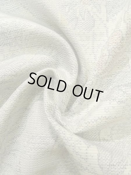 Photo19: CN0201D TSUMUGI pongee (Grade A) and NAGOYA OBI sash (Grade C) (19)