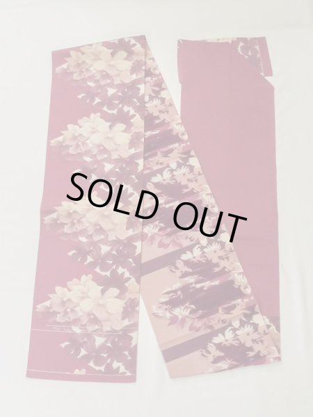 Photo20: CN0201D TSUMUGI pongee (Grade A) and NAGOYA OBI sash (Grade C) (20)