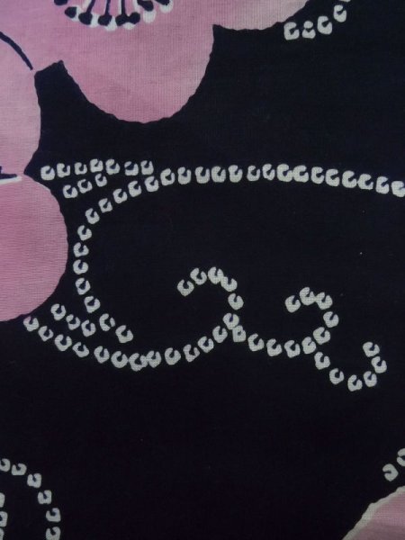 Photo13: CN0201F Pour Dyed Yukata (Grade B) and HANHABA OBI half width sash (Grade B) (13)