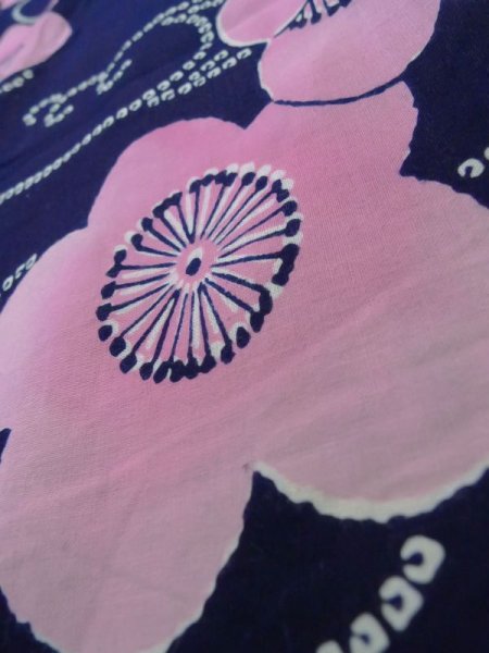 Photo15: CN0201F Pour Dyed Yukata (Grade B) and HANHABA OBI half width sash (Grade B) (15)