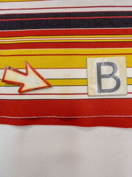 Photo28: CN0201F Pour Dyed Yukata (Grade B) and HANHABA OBI half width sash (Grade B) (28)