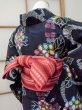 Photo6: CN0201G Pour Dyed Yukata (Grade B) and HANHABA OBI half width sash (Grade B) (6)