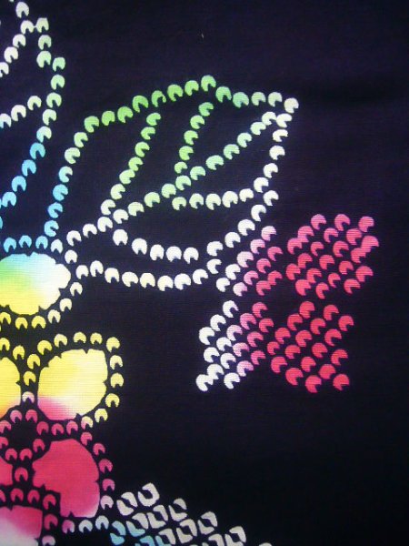 Photo13: CN0201G Pour Dyed Yukata (Grade B) and HANHABA OBI half width sash (Grade B) (13)