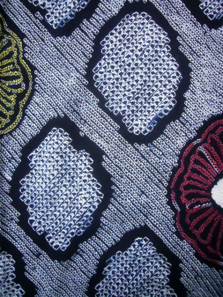 Photo11: CN0201I YUKATA summer(made in Japan) (Grade A) and HANHABA OBI half width sash (Grade A) (11)