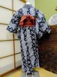 Photo2: CN0201J YUKATA summer(made in Japan) (Grade B) and HANHABA OBI half width sash (Grade C) (2)