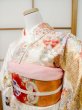 Photo4: CN0201K FURISODE long-sleeved (Grade A) and FUKURO OBI sash (Grade B) (4)