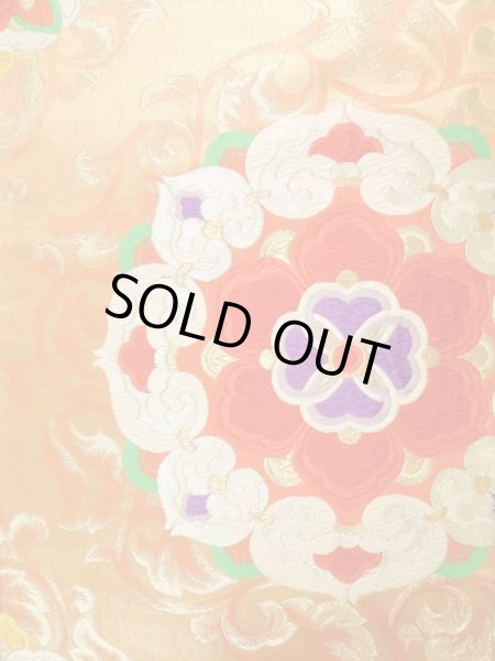 Photo28: CN0201K FURISODE long-sleeved (Grade A) and FUKURO OBI sash (Grade B) (28)