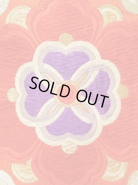 Photo29: CN0201K FURISODE long-sleeved (Grade A) and FUKURO OBI sash (Grade B) (29)