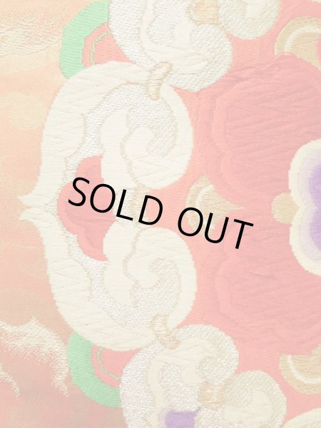 Photo30: CN0201K FURISODE long-sleeved (Grade A) and FUKURO OBI sash (Grade B) (30)