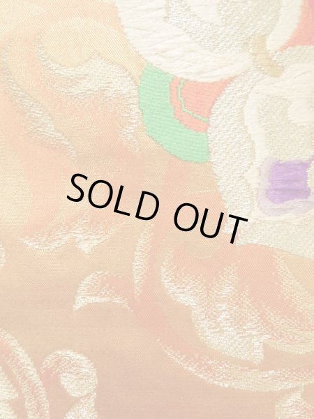 Photo32: CN0201K FURISODE long-sleeved (Grade A) and FUKURO OBI sash (Grade B) (32)