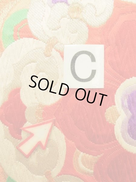 Photo36: CN0201K FURISODE long-sleeved (Grade A) and FUKURO OBI sash (Grade B) (36)