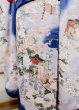 Photo4: CN0201L FURISODE long-sleeved (Grade C) and FUKURO OBI sash (Grade A) (4)