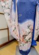 Photo12: CN0201L FURISODE long-sleeved (Grade C) and FUKURO OBI sash (Grade A) (12)