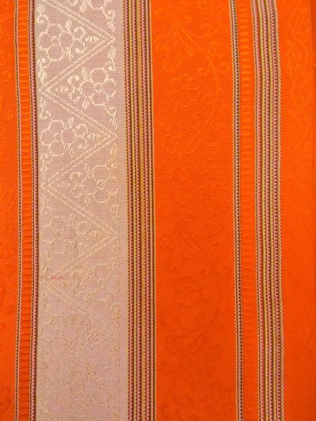 Photo24: CN0726A TSUMUGI pongee (Grade A) and HANHABA OBI half width sash (Grade A) (24)