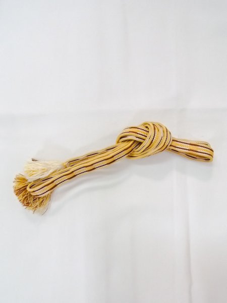 Photo29: CN0726A TSUMUGI pongee (Grade A) and HANHABA OBI half width sash (Grade A) (29)