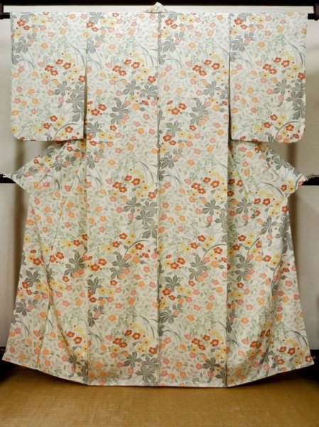 Photo8: CN0726B KOMON dyed (Grade A) and HANHABA OBI half width sash (Grade A) (8)