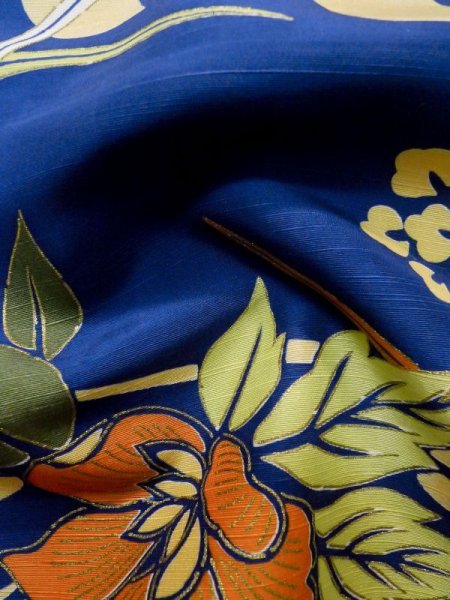 Photo17: CN0726C KOMON dyed (Grade C) and HANHABA OBI half width sash (Grade B) (17)