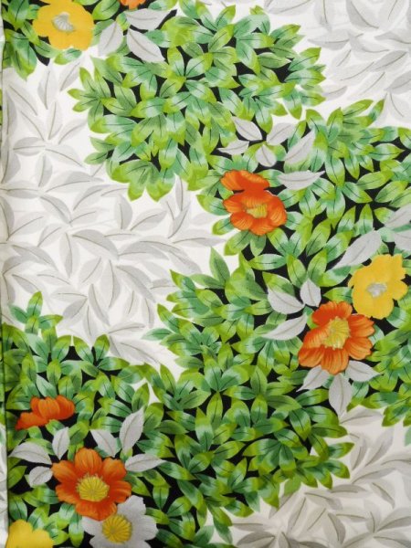 Photo9: CN0726F KOMON dyed (Grade C) and NAGOYA OBI sash (Grade A) (9)