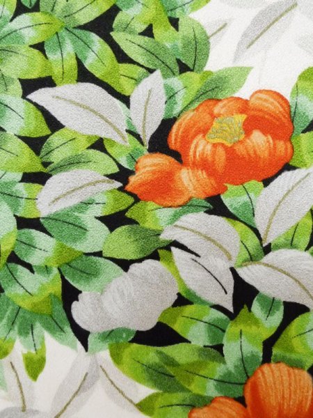 Photo13: CN0726F KOMON dyed (Grade C) and NAGOYA OBI sash (Grade A) (13)