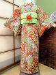 Photo1: CN0726H KOMON dyed (Grade A) and NAGOYA OBI sash (Grade A) (1)