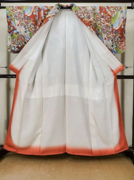 Photo8: CN0726H KOMON dyed (Grade A) and NAGOYA OBI sash (Grade A) (8)