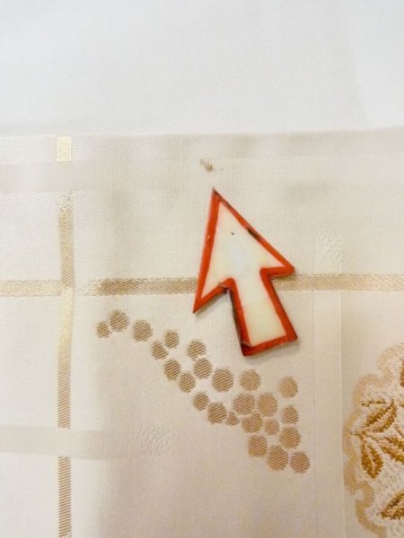 Photo31: CN0726I KOMON dyed (Grade A) and NAGOYA OBI sash (Grade B) (31)