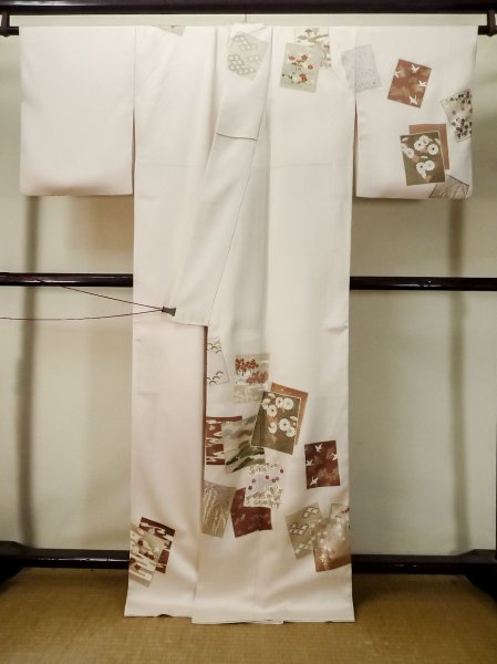 Photo8: CN0726J TSUKESAGE formal (Grade B) and FUKURO OBI sash (Grade A) (8)
