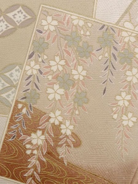 Photo13: CN0726J TSUKESAGE formal (Grade B) and FUKURO OBI sash (Grade A) (13)