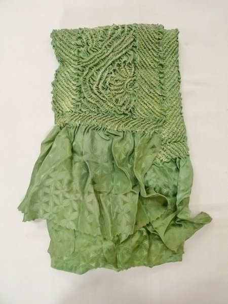 Photo11: CO0221A HITOE unlined (Grade C) and NAGOYA OBI sash (Grade A) (11)