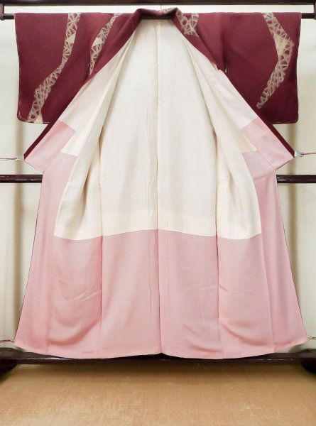 Photo7: CO0221C KOMON dyed (Grade C) and NAGOYA OBI sash (Grade B) (7)