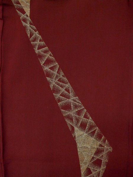 Photo12: CO0221C KOMON dyed (Grade C) and NAGOYA OBI sash (Grade B) (12)