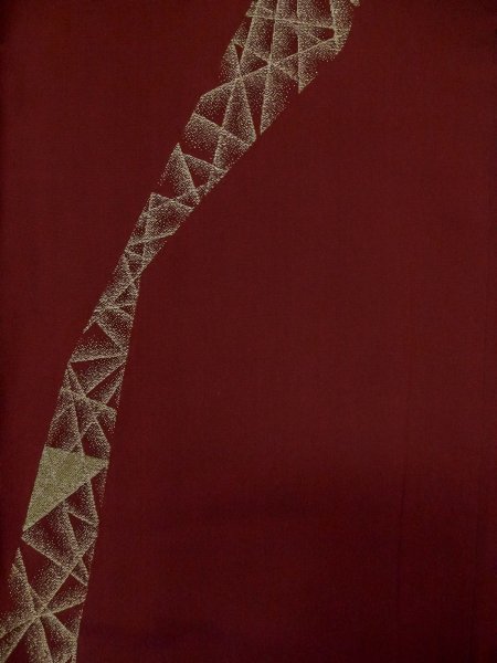 Photo13: CO0221C KOMON dyed (Grade C) and NAGOYA OBI sash (Grade B) (13)