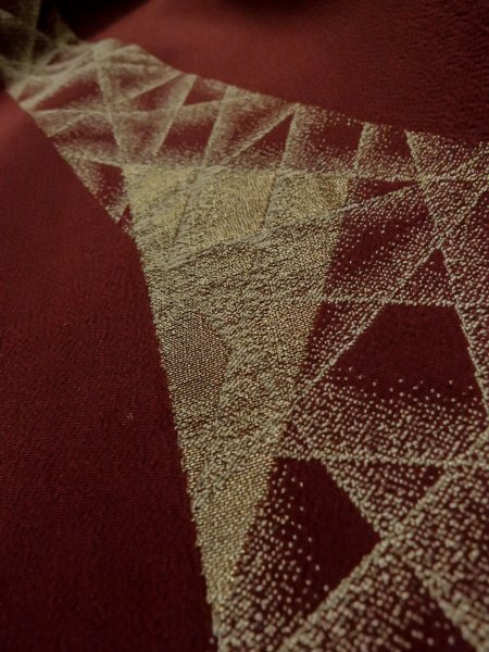 Photo20: CO0221C KOMON dyed (Grade C) and NAGOYA OBI sash (Grade B) (20)