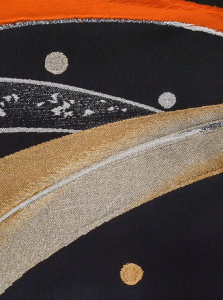 Photo28: CO0221C KOMON dyed (Grade C) and NAGOYA OBI sash (Grade B) (28)