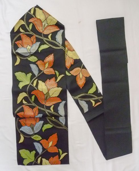 Photo8: CO0221D ORI woven (Grade B) and NAGOYA OBI sash (Grade A) (8)