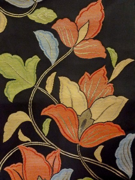 Photo23: CO0221D ORI woven (Grade B) and NAGOYA OBI sash (Grade A) (23)